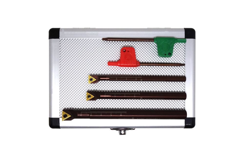 Zestaw 3 noże tokarskie płytkami 6 8 10 wytaczaki składane wytaczadłą