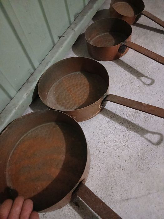 Tacho em cobre antigos