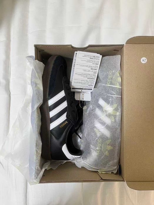 czarne adidas SAMBA buty dla pary oryginalne sneakersy R.37