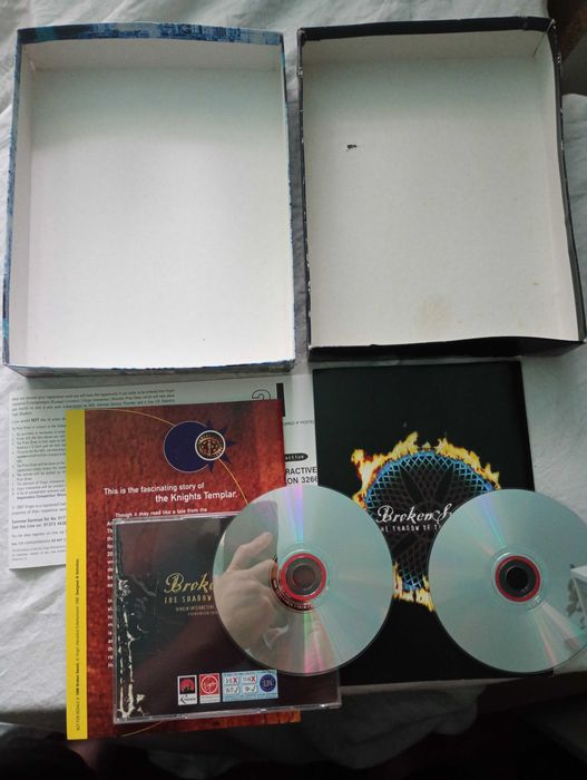 Broken Sword the Shadow of the Templars PC Big Box Eng Niekompletny