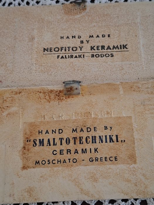 Dekory ceramiczne ręcznie malowane