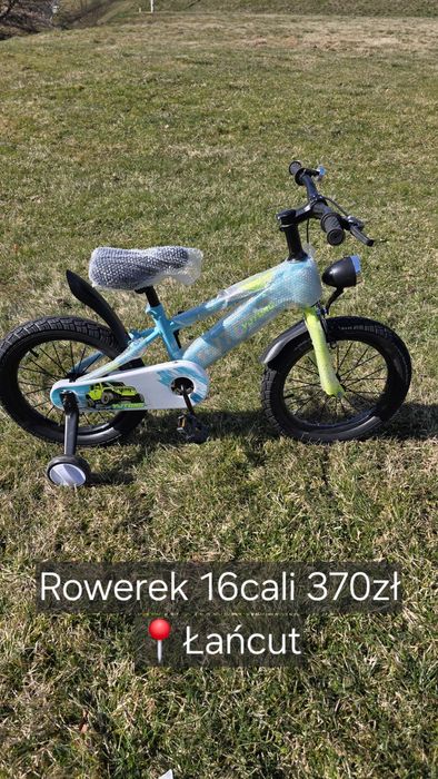 Rowerek 16cali 3-7lat NOWY