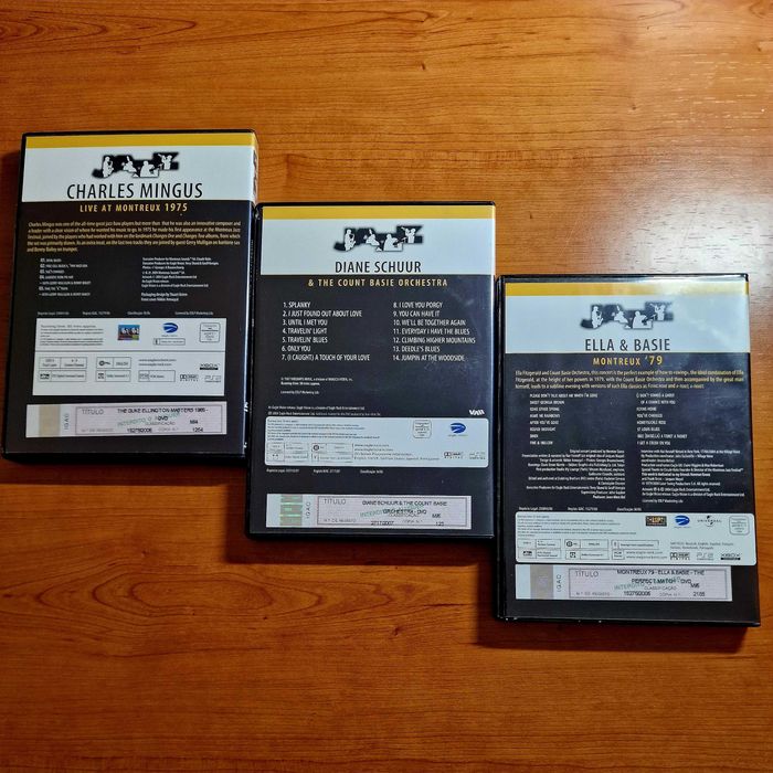 Coleção JAZZ Charles Mingus/ ELLA & BASIE/ Diane Schuur & BASIE