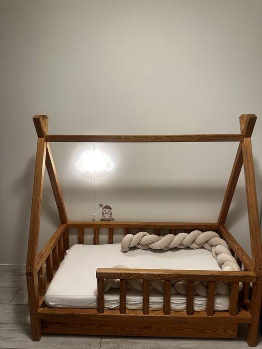 Łóżeczko tipi domek