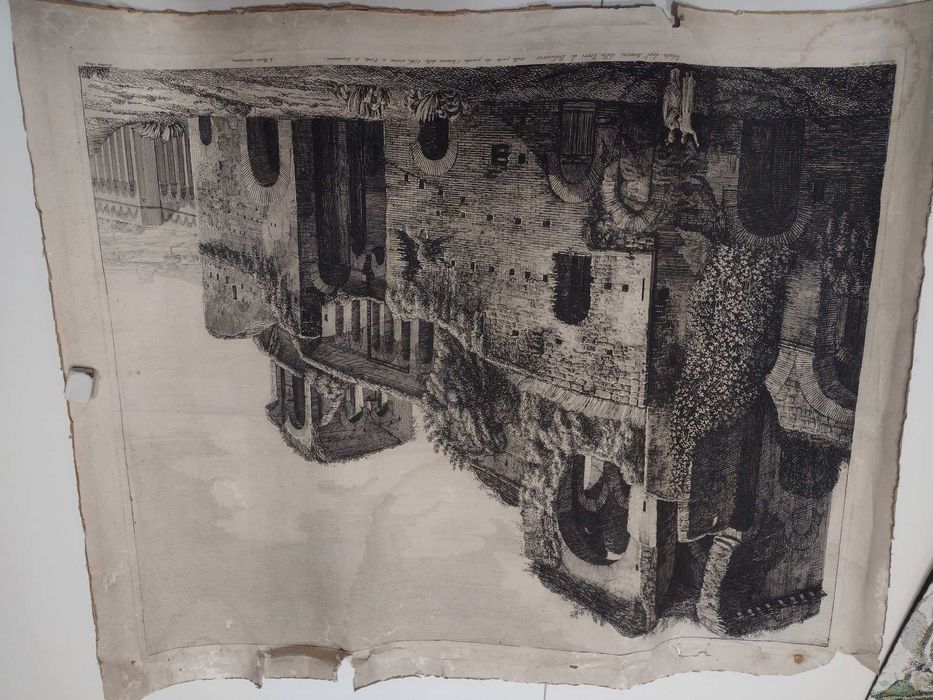 Rycina Akwaforta Luigi Rossini 1822