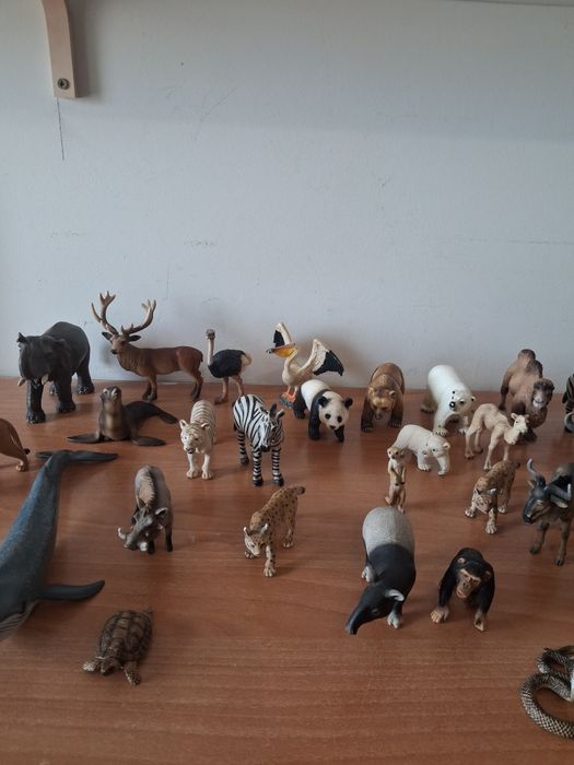 Schleich, animais de brincar,