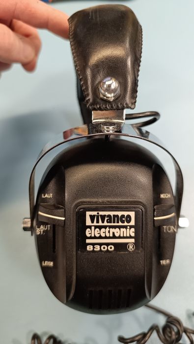 Słuchawki vintage. Vivanco electronica 8300.