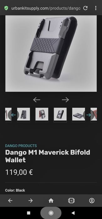 Стильный бизнес кардхолдер из авиационного алюминия