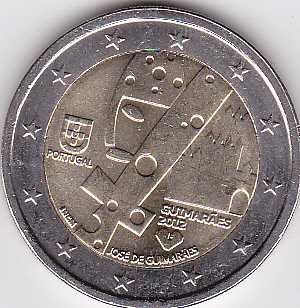 Portugal 2 euros moedas UNC