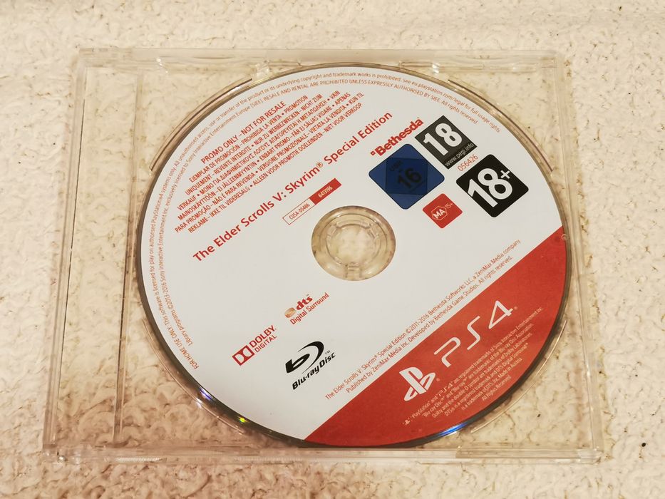 Unikat promo TES V Skyrim Special Edition PS4 The Elder scroolls