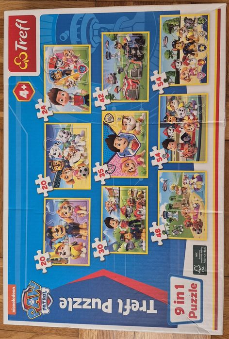 Trefl puzzle  9 in 1