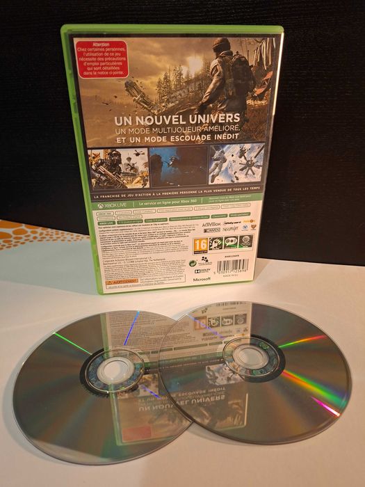 Call of Duty: Ghosts [FR] para Xbox 360 em bom estado geral. Jogo completamente em francês