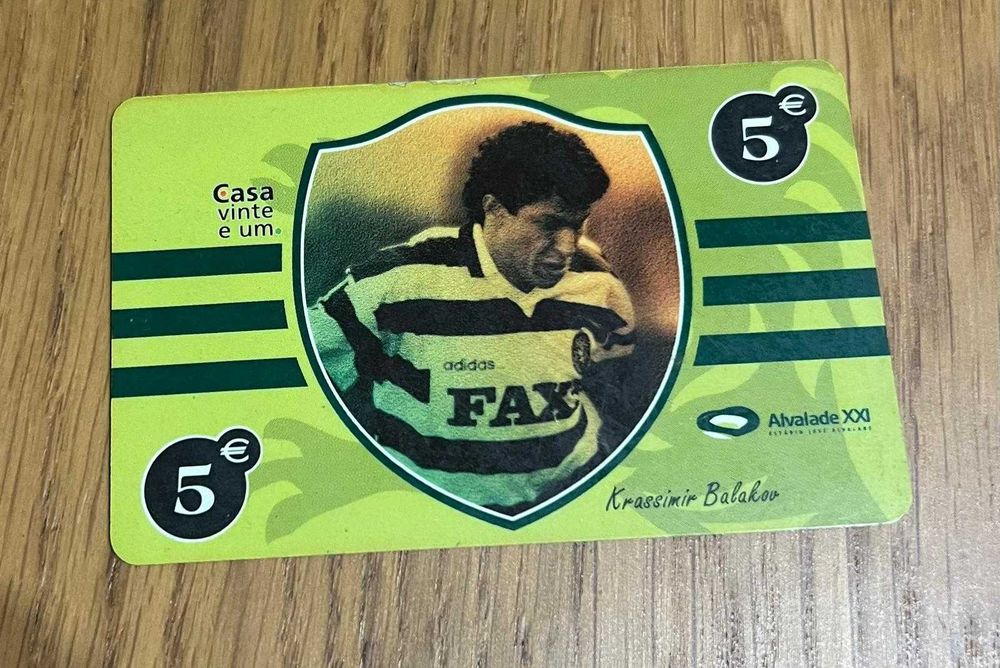 Cartão Sporting - Balakov