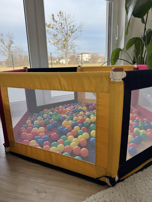 Tikk Tokk Kojec Dla Dziecka Pokano Trójkolorowy Hex 160x140cm