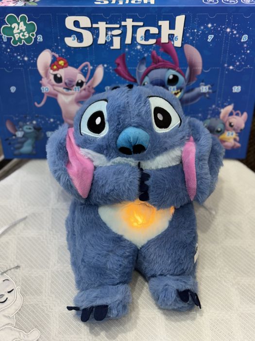 М'яка іграшка-нічни/ "Дихаючий Стіч»/ночнік/музичний Стіч/ ОПТ Є!