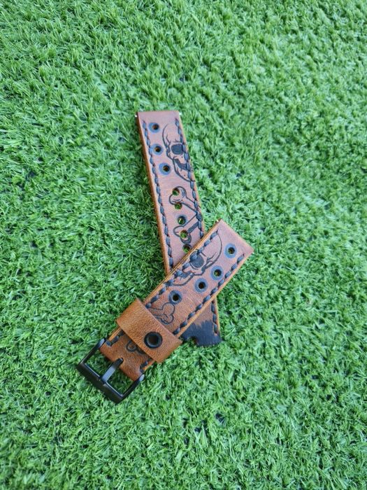 Pasek do zegarka szerokość 22 mm,skóra naturalna
