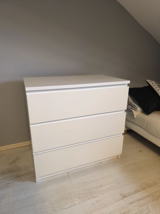 Komoda MALM IKEA 80x78 – 3 szuflady