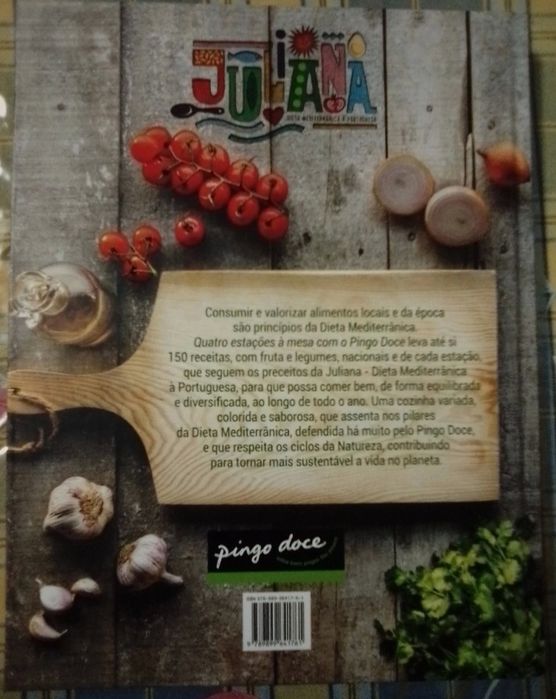 Conjunto 2 livros de receitas Pingo doce novos