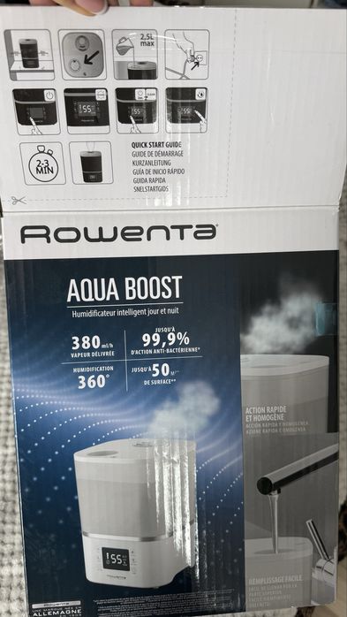 Зволожувач / очищувач повітря  	2.5 л Rowenta Aqua Boost