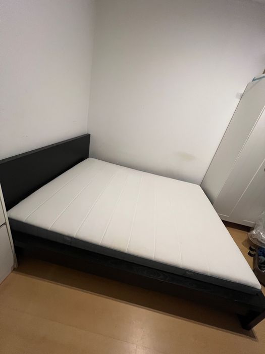 Colchão Casal + Cama Ikea 160x200