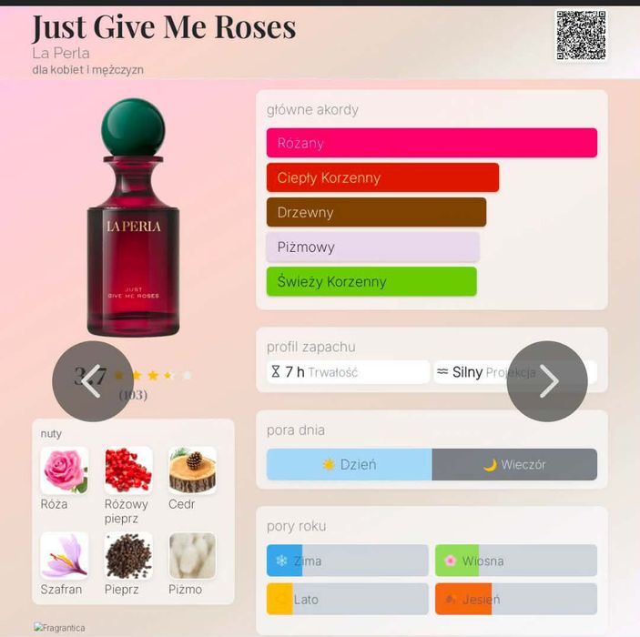 La Perla Just Give Me Roses EDP 120 ml