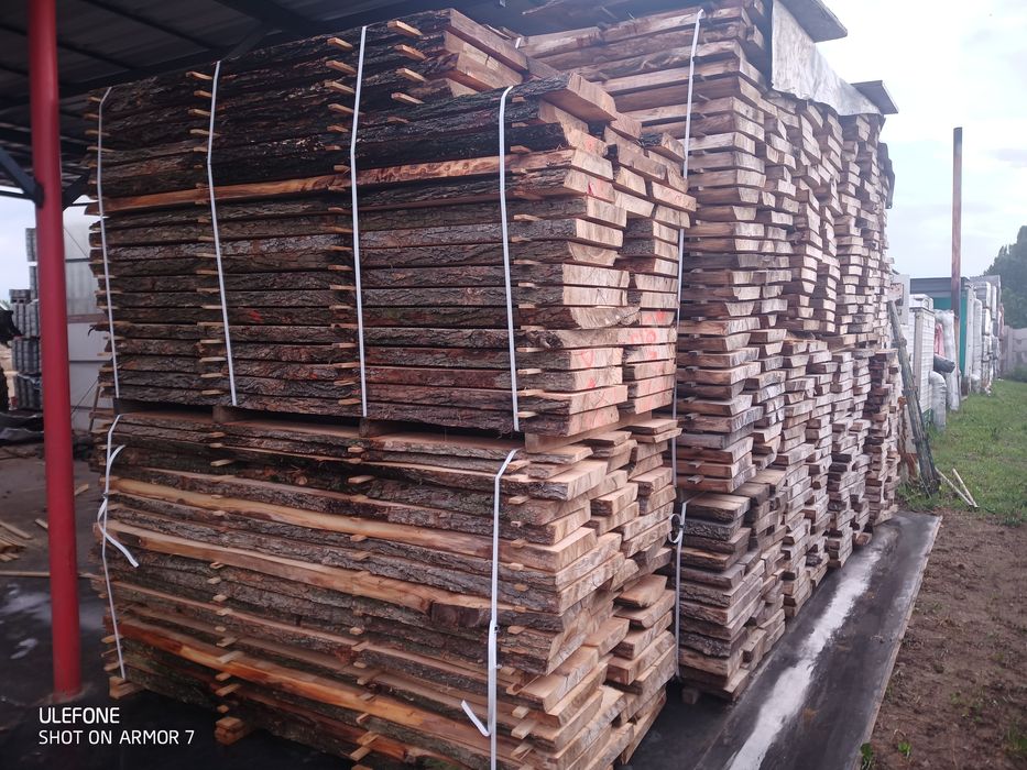 Deska tarcica foszty bloczki Grab, Wiąz, Jesion, Dąb Dębowe 55mm