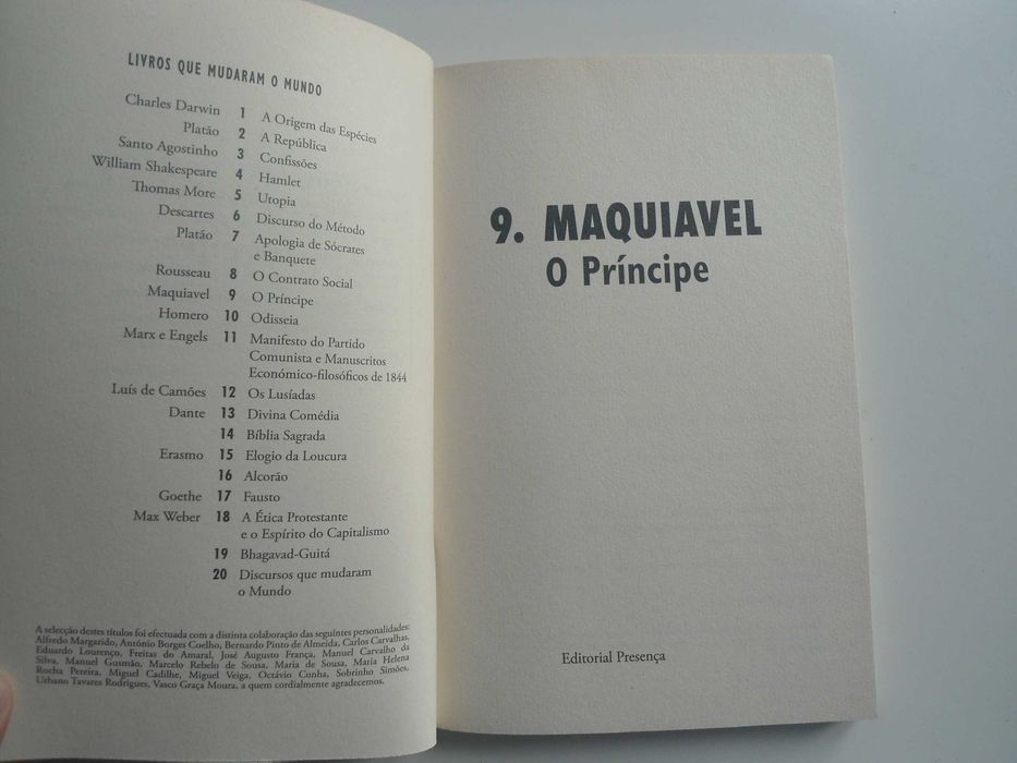 O Príncipe por Maquiavel