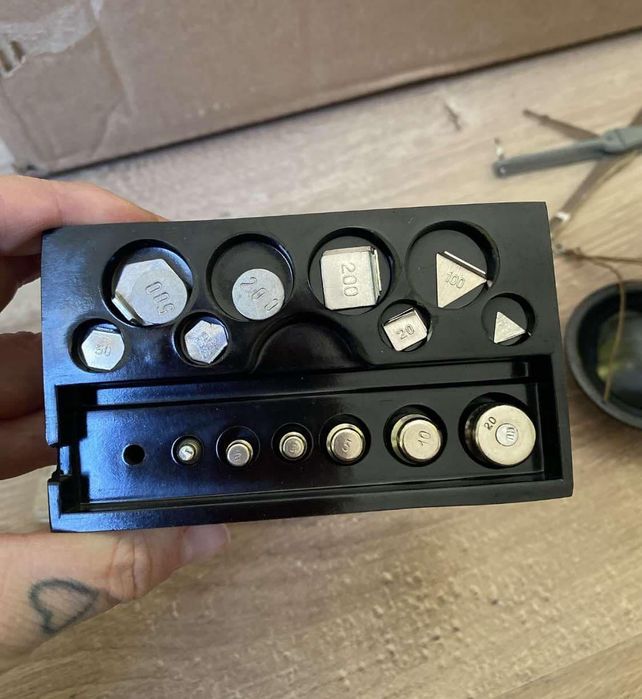 Waga jubilerska antyk