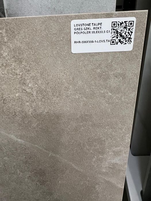 Plytki gres 60/120 Polpoler Lovstone Taupe Gres Szkl. Rekt. PARADYZ