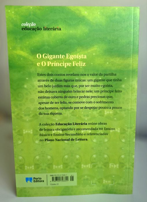 Livro " O Gigante Egoísta e O Principe Feliz"