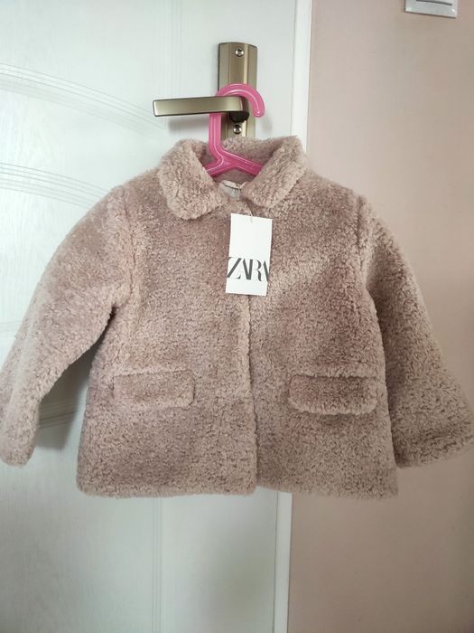 Kurtka płaszczyk baranek Zara 104 Nowy