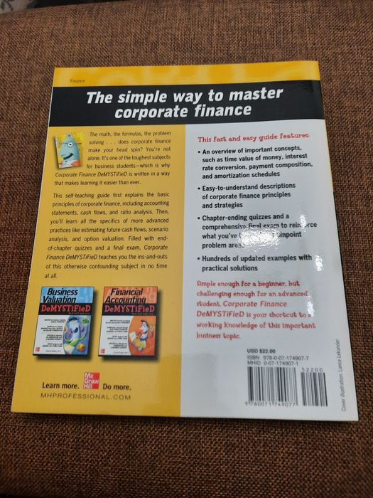 Livro corporate finance demystified