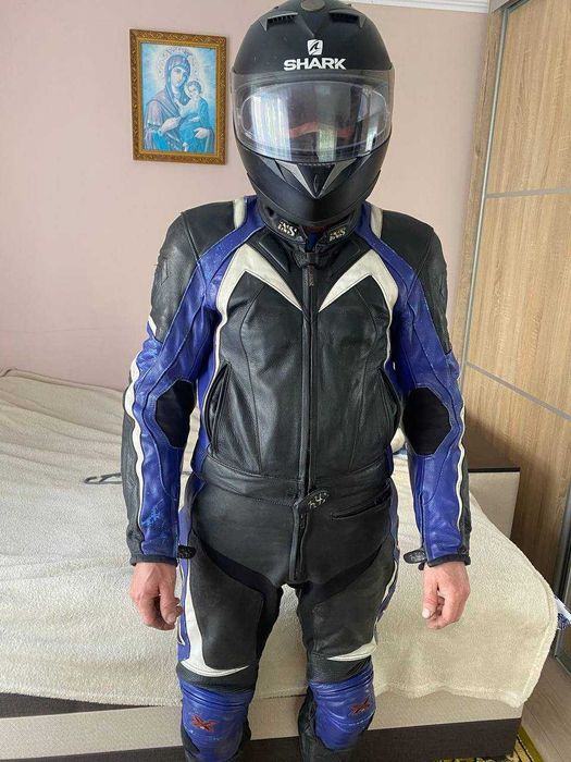 шкіряний мото костюм