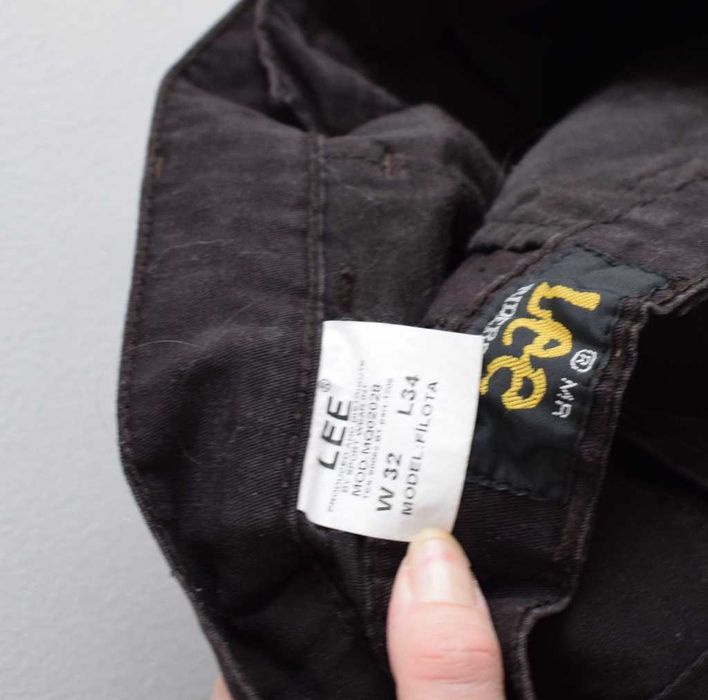 Lee spodnie w32 l34 s m czekoladowe