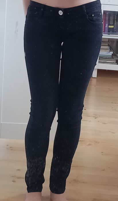 Skinny jeans czarne