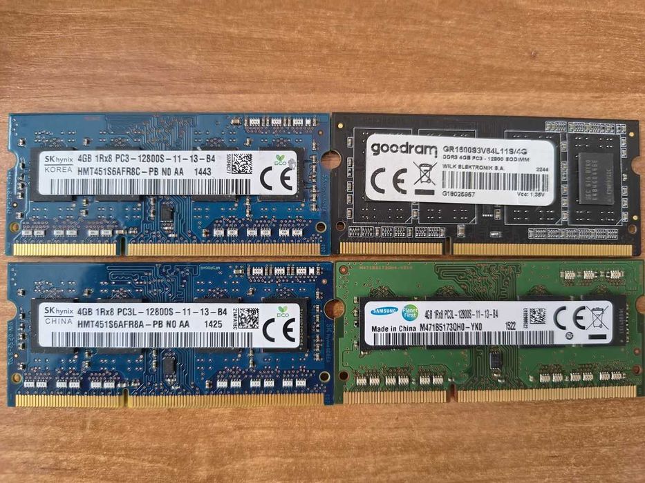 Pamięć RAM DDR3 SODIMM 4x4GB 12800S
