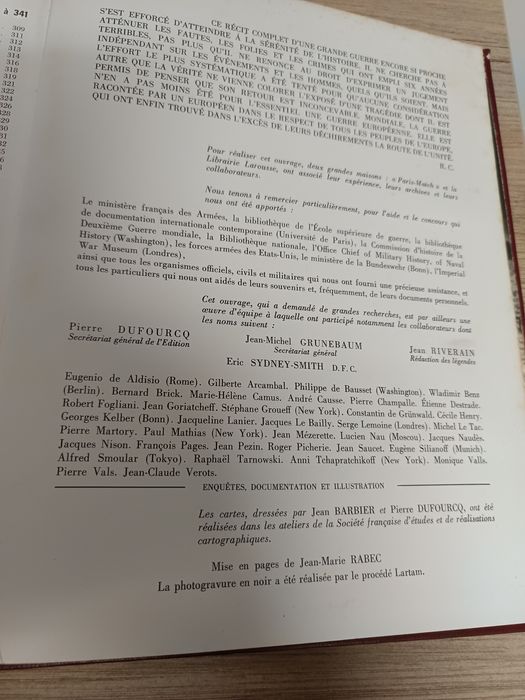Livro "La seconde guerre mondiale" Larrousse-Paris Match-1966