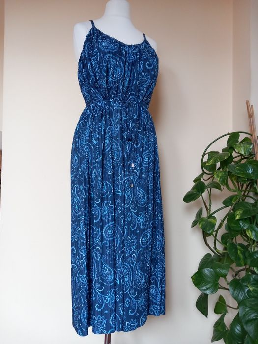 plisowany kombinezon z szerokimi nogawkami Nutmeg 42/XL