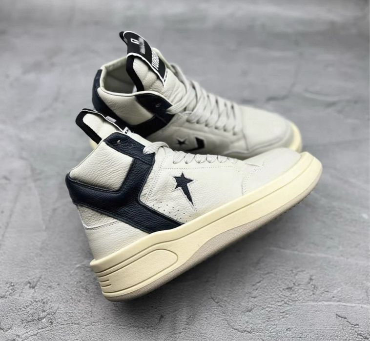 Converse Rick Owens X TURBOWPN Mid Oyster...