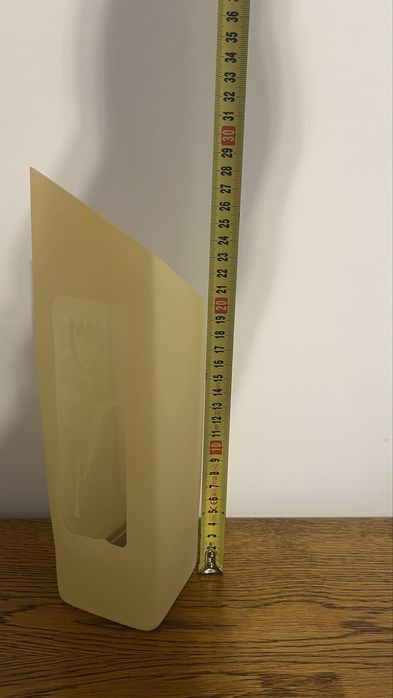 Flakon na kwiaty matowy kremowy