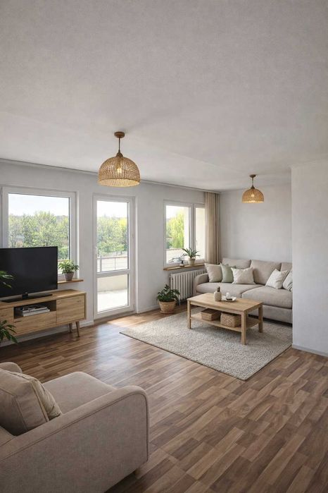 Przestronna kawalerka do własnej aranżacji | duży balkon |