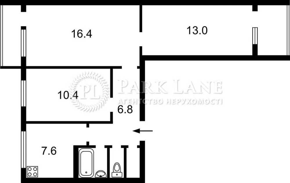 3-кімнатна квартира 62м², ремонт, Голосіївська 16, Деміївська