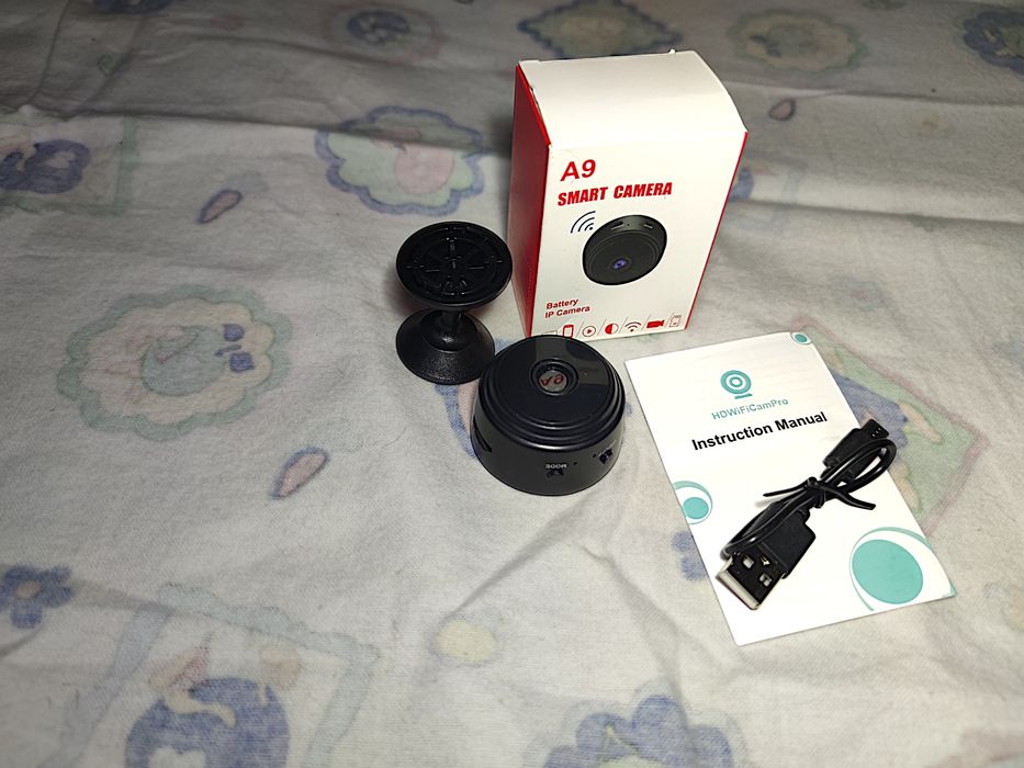 Мини камера A9 Wi-Fi — Беспроводная IP видеокамера Full HD (Ночная съе