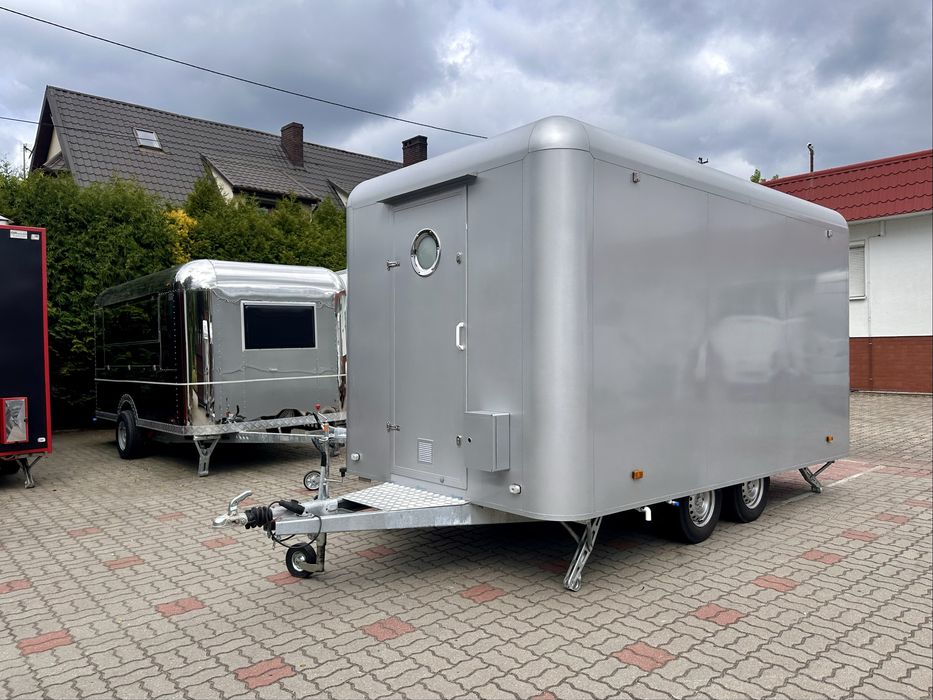 GOTOWA do pracy przyczepa gastronomiczna FOOD truck, handlowa
