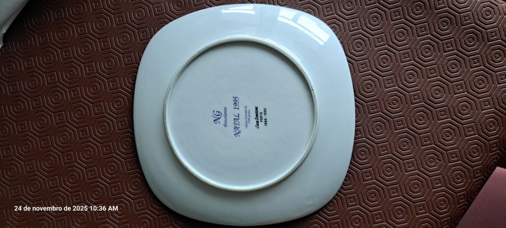 Prato de Porcelana Natal