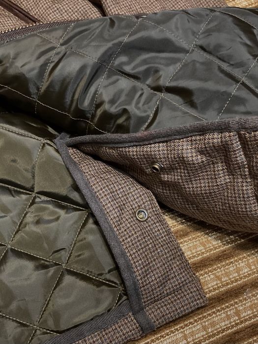 Куртка gant the tweed hunter jacket/barbour/hackett стьобана/пальто