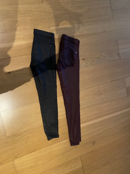 2 pares de calças enceradas Mango por