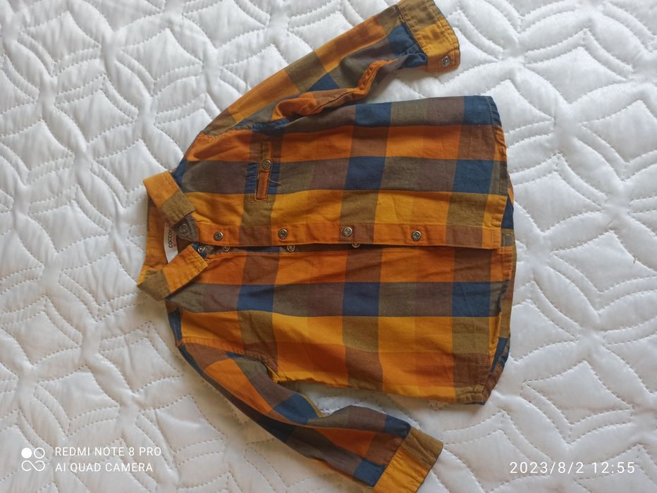 Набір з 2 сорочок та штанів на 12 міс, розмір 80