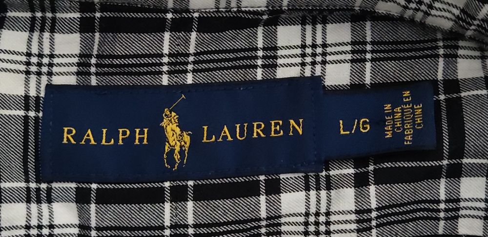 Ralph Lauren męska koszula z długim rękawem w rozmiarze L
