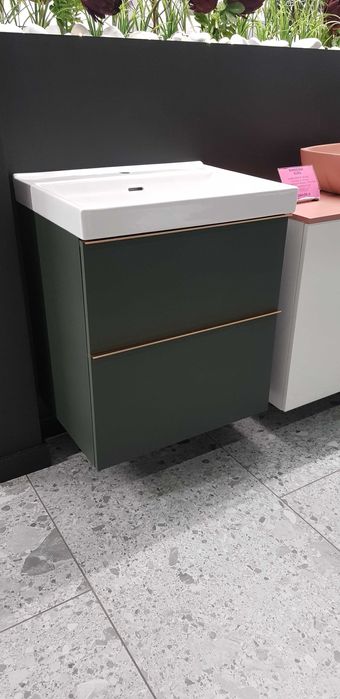 Szafka łazienkowa ELITA LOOK w kolorze green z umywalką Maxi 60 . HIT